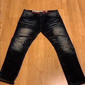 men’s biker jeans